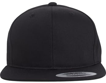 Flexfit Kinder Pro-Style Twill Snapback Youth Cap Kape, Black, 6-14 Jahre
