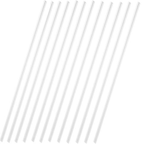 Rehabilitation Advantage 18 Inch Long Flexible Drinking Straws, 12 Count (Pack of 1)