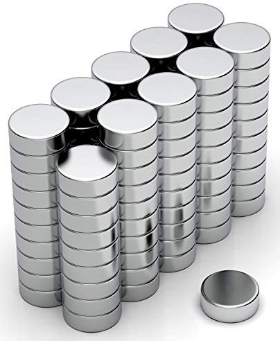 NeoMagNova® Neodym Magnet Stark - N42, 6 x 2mm Mini Rund Magnete - Für Pinnwand, Magnetische Weiße Tafel, Basteln und Experimentieren, Fotos, Gewürzdosen und mehr - Set mit 100 Stück