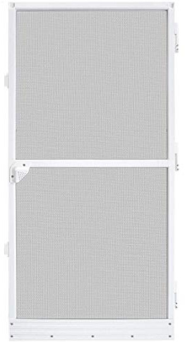 UISEBRT Moustiquaire pour porte avec cadre en aluminium Blanc 120 x 240 cm