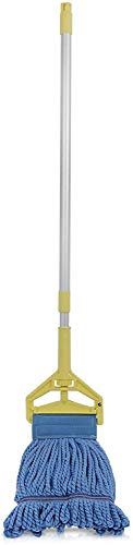 Simpli-Magic Fregona de Microfibra antimicrobiana de Grado Comercial con Poste Extensible, Aluminio
