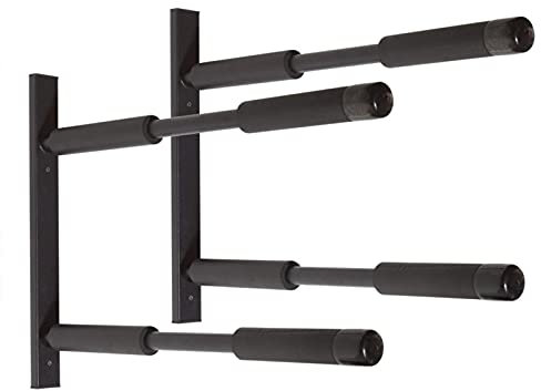 YRHH Surfbrett-Rack, Wand-Surf-Aufbewahrungsregal Mit Abgewinkelten, Gepolsterten Armen Für 2 Surfbretter Oder Paddle-Boards, Multifunktionales Regal, Bis Zu 28breites Board