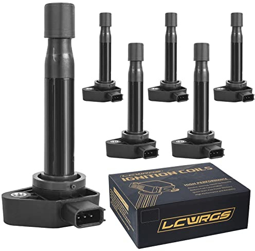 Set of 6 Ignition Coil Pack for 3.2 3.5 3.0 V6 2000 2001 2002 2003 2004 2005 2006 2007 2008 Honda Odyssey Accord EX LX Acura TL RL CL Coils Replaces# UF242 90919-02247