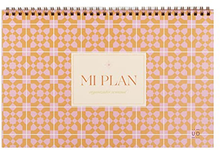UO Organizador Semanal Planificador Ahora, Días sin enumerar, 60 páginas, Papel 90 gramos, tamaño 280x180mm, 22PPPLAH