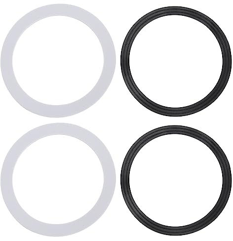 Be In Your Mind 2 Set Lavello O Ring Rondella Di Tenuta O-ring In Gomma Guarnizioni Di Tenuta Accessori Per Bagno Cucina Wc 107mm Bianco E Nero