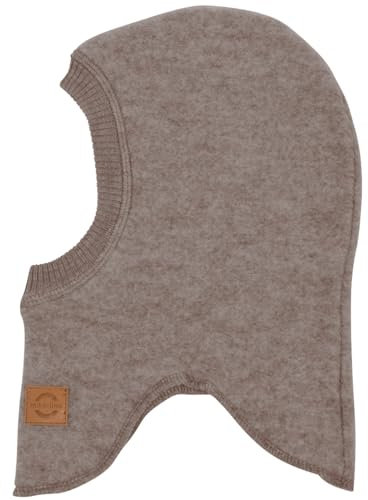 Mikk-line Wolle Fullface Melange Denver 62/68 | Oeko-TEX Standard 100 | Schlupfmütze Kinder | Balaclava | Schalmütze Im Einem Unisex-Design