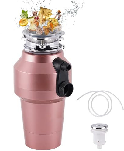 BAOSHISHAN Broyeur evier cuisine elimination des déchets de cuisine électrique avec interrupteur d'air Capacité : 1200 ml - 560 W