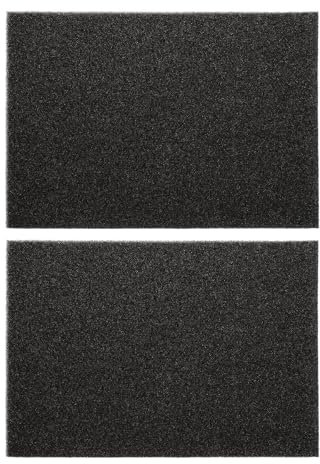 LT Easiyl 2PCS Black Air Filter Pads Air Filter Foam Sponge Sheet Dust Pad Foam Filter Mat 30x21x1cm Air Filter Foam Pad for Car Motorcycle Motorbike Engine