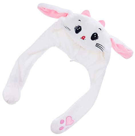 UPKOCH 1stück Ears Moving Hut Lustige Tiermütze Mit Beweglichen Ohren Für Partys Cosplay Und Fotos Warm Und Bequem Für Halloween Weihnachten Und Kreative Kostüme