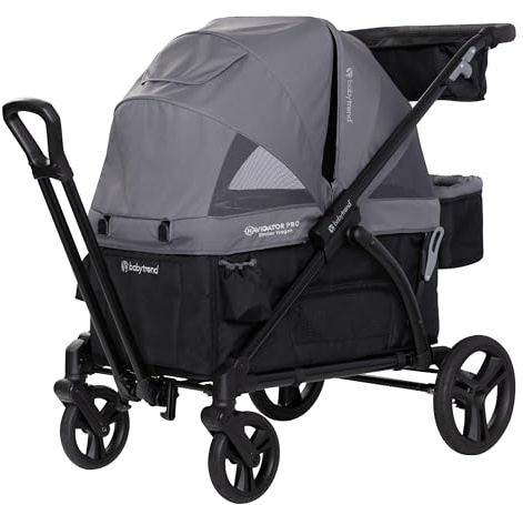 Baby Trend Navigator PRO 2-in-1 Stroller Wagon, Dash Black