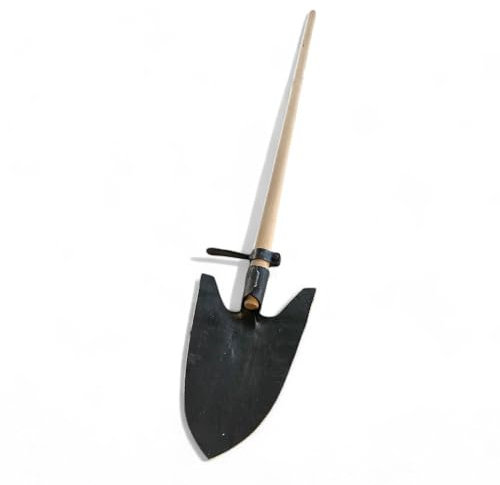 Briconess.com Vanga in Acciaio forgiato con Manico in Legno e Staffa Girevole Ideale per Giardinaggio Altezza 169 cm Lunghezza 28 cm