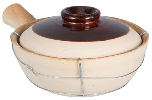 Cabilock Olla de Barro Japonesa Olla de Barro China de o de Cerámica para Cocinar Tapa de de o para Viaje