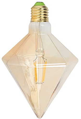 Fdit Style Rétro, Lampe à Filament, Ampoule LED à intensité Variable E27, Belle Lumière Chaude en Forme de Pyramide, Lumière Décorative pour éclairage Intérieur