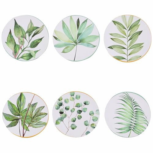 Set 6 Sottopiatto Ø 33 cm in plastica PP, Oriental Botanique