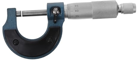 PRETYZOOM Micrómetro Exterior de Precisión Micrómetro de Alta Precisión Herramienta de Medición Portátil Calibración Confiable y