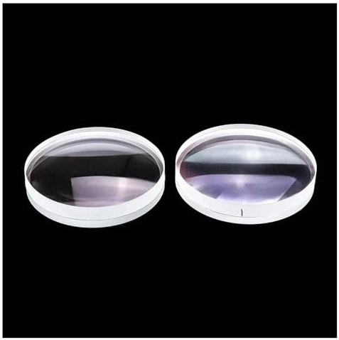 Teleskop-Zubehör, 60 mm Serie, doppelt getrennte achromatische Linsen für DIY Refraktive Astronomisches Teleskop Optische Glasobjektive Gruppe (D62F800 Blau)