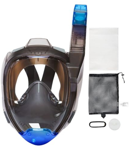 Schnorchel Ausrüstung Vollgesichtsmaske Erwachsene Tauchmaske,Schwimm Gesichtsmaske | 180° Dichte Komfortausrüstung Unisex Für Schnorcheln & Tauchen