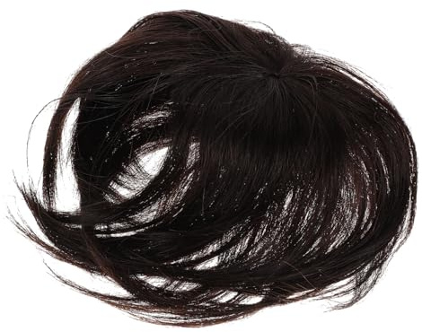 PAMINGONO Echthaar Haarteil für Frauen mit Clip Glattes Topper Haarteil für Dünnes Haar Am Oberkopf Leichter und Komfortabler Haarersatz Natürlich Aussehendes Haartopper für Damen Sicher