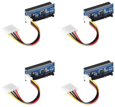 Uikdjgu 4X HDD 3.5 IDE to Adapter Hard Disk Converter PATA IDE 39/40Pin to 22Pin Hard Drive Connector with Data Cable