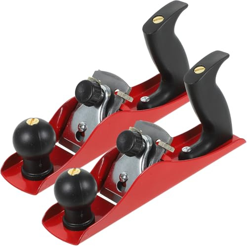 DOITOOL Metal Woodworking Hand Planer Spokeshave Trimming Plane Carpenter’s Steel Smoothing Tool for Woodworking Edge Finishing and Furniture Craft Random Color