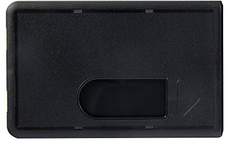 KARTENHÜLLE 5 x schwarz - Ausweishülle Ausweisetui Schutzhülle Kreditkartenhülle Kreditkarte Ausweis Hülle Karte EC Scheckkarte RFID Kunststoff Transparent Robust Stabil - Made in Germany