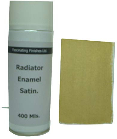 1 x 400ml Aerosol Gold Heat Resistant Radiator Spray Satin Paint