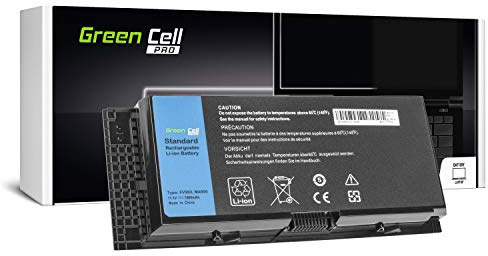 Green Cell PRO Serie FV993 R7PND X57F1 Laptop Akku für Dell Precision M4600 M4700 M4800 M6600 M6700 M6800 (Original Samsung SDI Zellen, 9 Zellen, 7800mAh, Schwarz)
