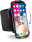 Hianjoo Brassard Sport Compatible pour Smartphone, 360° Rotation Universel Brassard de Poignet et Bras avec Sangle Réglable Compatible pour 4,0-6,5 Pouces Smartphones