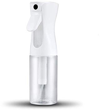TEEROVA Hair Spray Bottle, Ultra Fine Continuous Mist Sprayer Water Mister for Hair Styling, Plants, Cleaning, Misting & Skin Care (5.4oz) - White