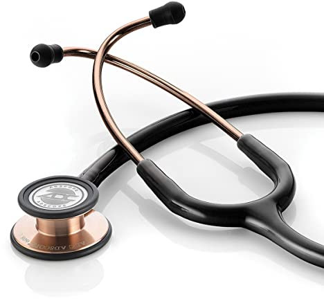 ADC Adscope 608 - Stetoscopio clinico con testina convertibile - Rame/Nero