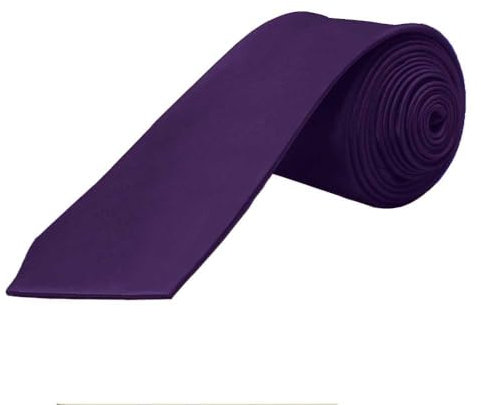 OcioDual Corbata Berenjena Hombre, Corbatas de Hombre Modernas, Corbata Lisa Elegante para Traje de Boda, Negocios, Celebraciones, Eventos, Fiestas, Gravatas Hommes, Corbatas Estrechas