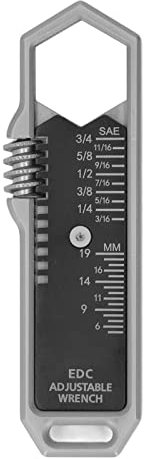 Mini Chiave Regolabile 9-16 mm in Acciaio Legato, Chiave Inglese Metallo Multiuso per Garage e Lavorazione del Legno, Utensile Manuale Professionale per Riparazioni Domestiche e Fai da Te