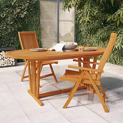 ARKEM Gartentisch 200x100x75 cm Massivholz Eukalyptus Tische FüR DraußEn Patio Dining Tables Gartentische FüR DraußEn Garden Tables