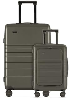 ETERNITIVE - E3 Valise I Bagage a Main en Polycarbonate & ABS I Valise Rigide avec Serrure TSA I Roulette 360°