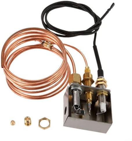 Premium Edelstahl Zündbrenner Bausatz für Kamine und Feuer