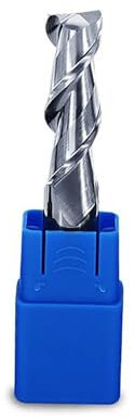 Pangyoo 8mm 10mm Schaft HRC50 2 Flöten Schneiden Aluminium Holz Kupfer Verarbeitung CNC-Fräser Wolframstahl Spiralbohrer Fräser Hartmetall-Schaftfräser(10X10DX75L-2F)