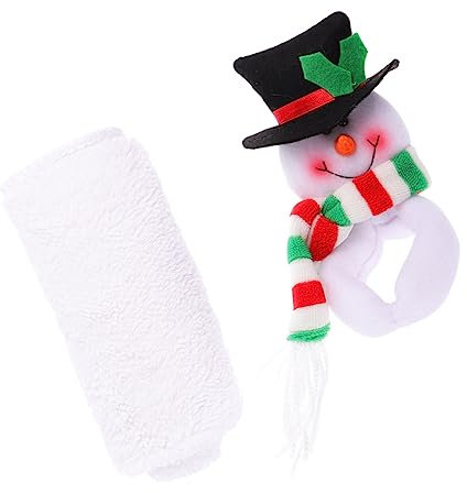 CAXUSD Weihnachtshandtuch Handtuch Mit Schneemann-Design Weihnachtstuch Für Party Gastgeschenk Dekoration Freunde Und Familie