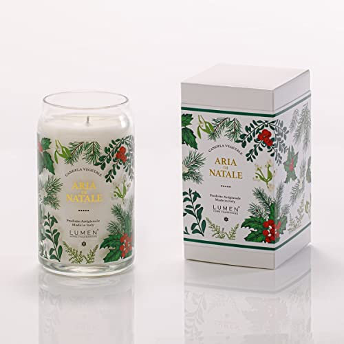 Lumen - Candela Profumata in Barattolo Vetro (Aria di Natale 300ml)