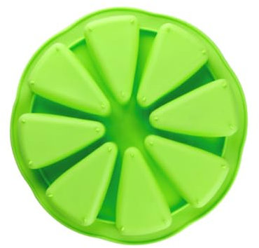 HOMOBABE Molde De Silicona De Cavidades Para Repostería Antiadherente y Reutilizable Para Tartas Pan y Porciones Precisas Resistente Al Calor Color Verde