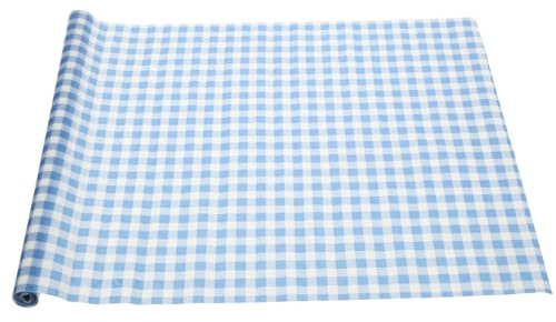Ipetboom Beeswax Food Wrap Roll, Blue Checkered Food Wrapping Paper Sheets, Reusable Kitchen Essentials for Sandwiches, Vegetables, and Cheese Preservation