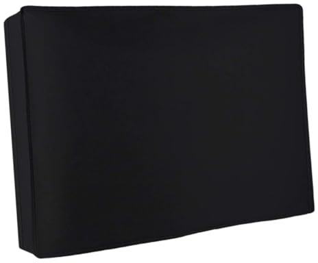 LABRIMP Funda Protectora Para Monitor De Tela Oxford, Negra, Resistente Al Desgaste, Compacta y Plegable, Protección Contra Polvo y Rayones Para Oficina y Hogar