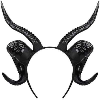 Gothic Sheep Horn Cosplay Party Cartoon Cosplay Halloween Dark Series Rollen Kostüm Proms Party Live Show Kopfbedeckung
