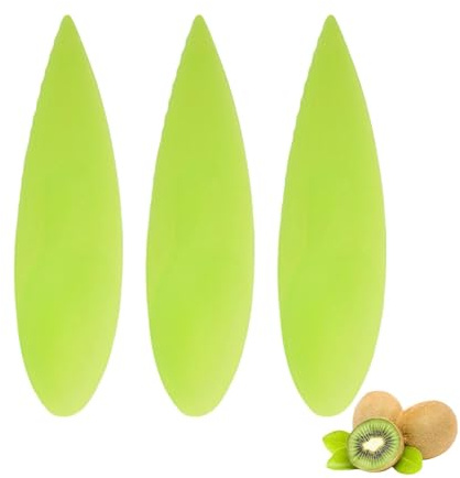 3 piezas de kiwi de plástico para excavación de frutas, cuchara divisora de accesorios de cocina, pelador de frutas y rebanador (color al azar)