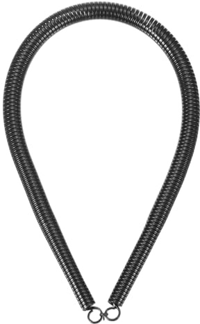 sourcing map Curvatubi a molla in PVC, diametro esterno 13 mm, lunghezza 520 mm, molla piegatubi per tubi in idropotenza domestica, nero