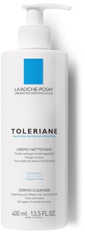 LA ROCHE-POSAY – Lait Démaquillant Doux pour Visage et Yeux, Nettoyage et Soin Apaisant (400 ml) - lot de 2 - Vendu par Lot
