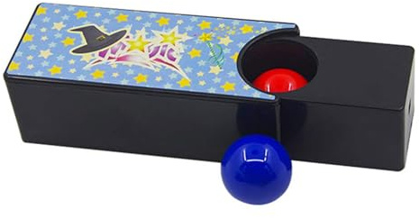 Scatola intercambiabile, scatola interattiva per mago, robusta da rossa a blu, trucco da primo piano, perfetta per bambini, adulti, spettacoli di magia, feste e intrattenimento