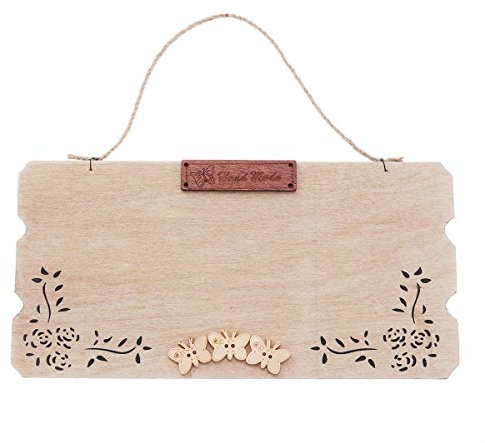 Targa Vuota Cartello Porta in Legno Cartello per Negozio di Articoli per la casa Negozio di Articoli per la casa