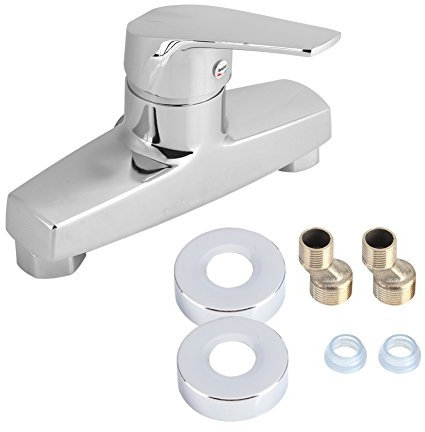 Miscelatore Bidet a parete TOPINCN Rubinetto in Lega di Zinco Bagno Rubinetto per Doccia Monocomando Rubinetto con doccetta