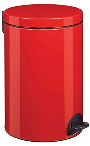 Poubelle à Pédale, 20 L, Rouge Securite