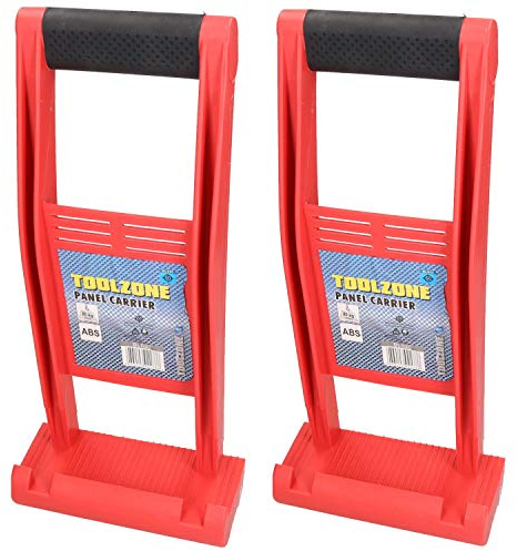Plasterboard Board Wood Panel Carrier Lifter Carrying Handle 80kg Max Lift 2pc